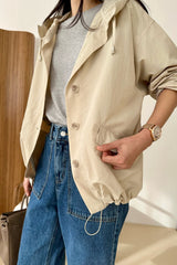 Spring Hooded Windbreaker