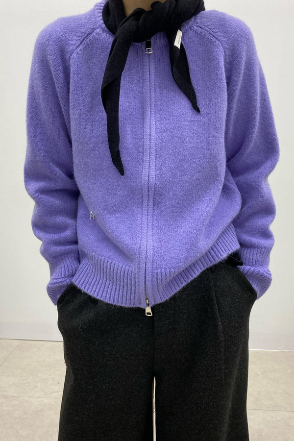 Hatch Zipper Cardigan