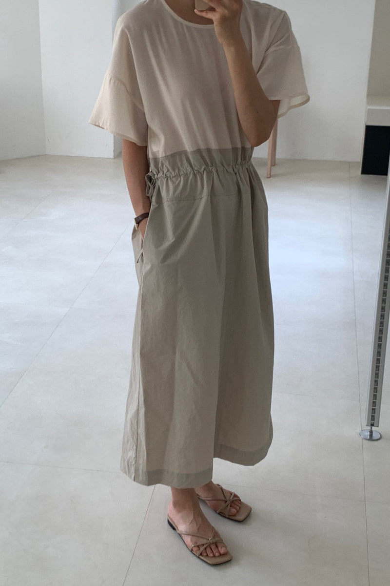 Clean Contrast Dress
