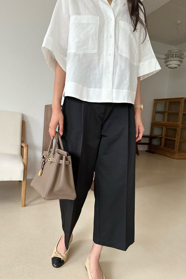 Polished Pleat Pants