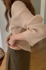 Pleats Twoway Blouse