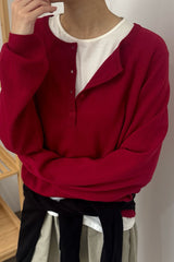 Button Round Knit