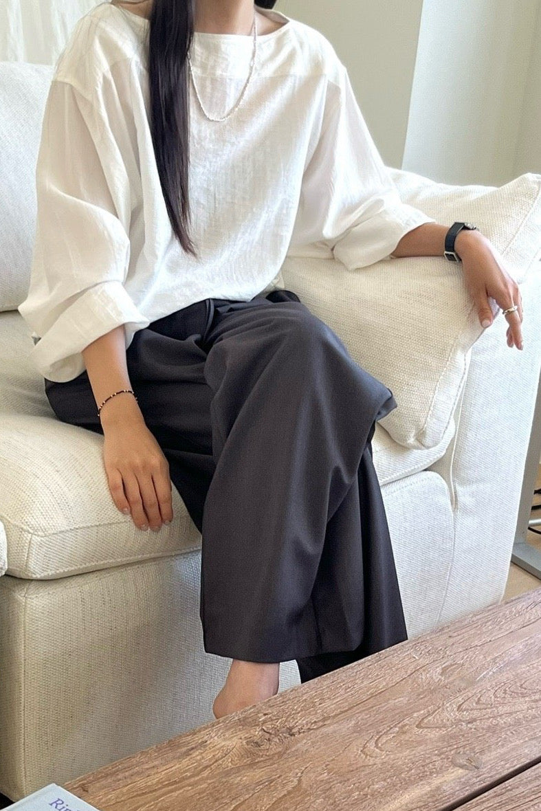 Classic Boatneck Blouse
