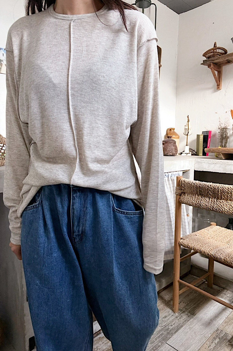 Waffle Loose Tee