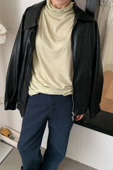 Tencel Turtleneck Tee