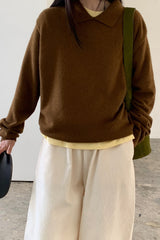 Raccoon Collar Sweater