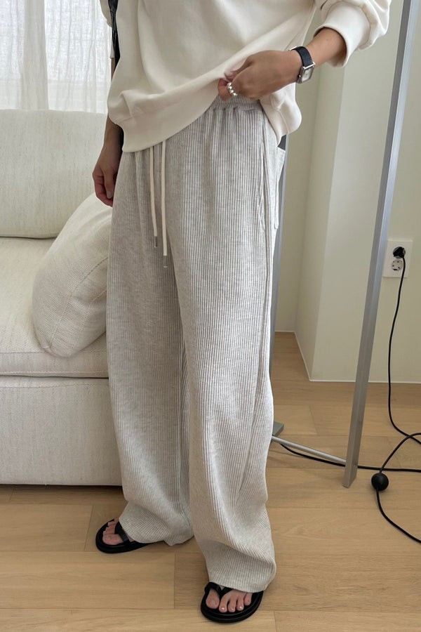 Cozy Waffle Wide Pants