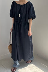 Balloon Sleeve Maxi
