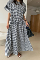 Easy Gingham Day Dress