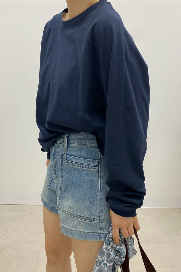 Casual Raglan Crop Tee