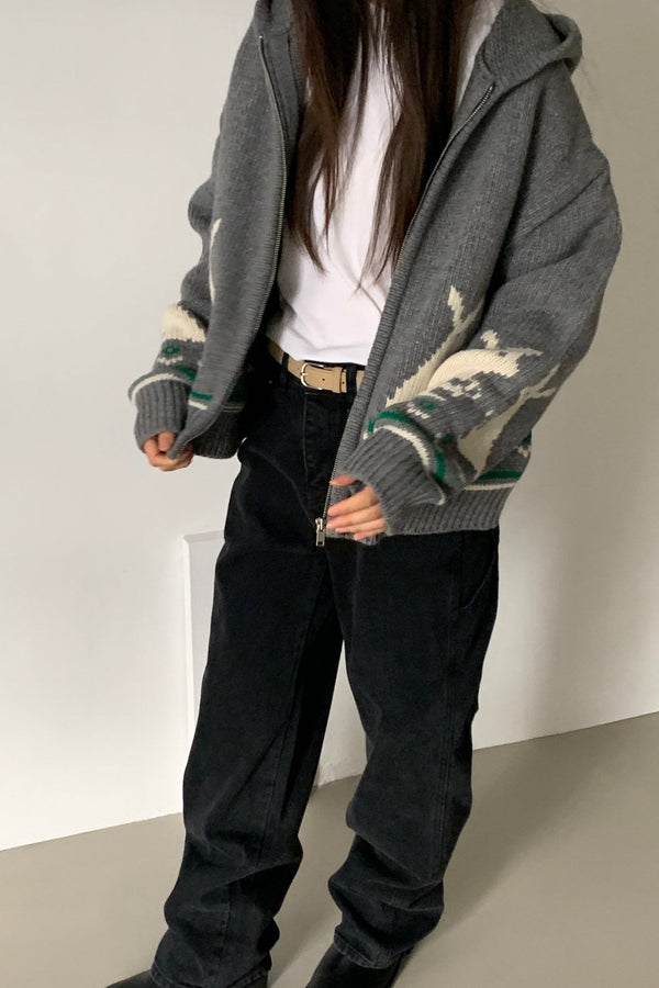 Rabbit Zip-up Hoodie