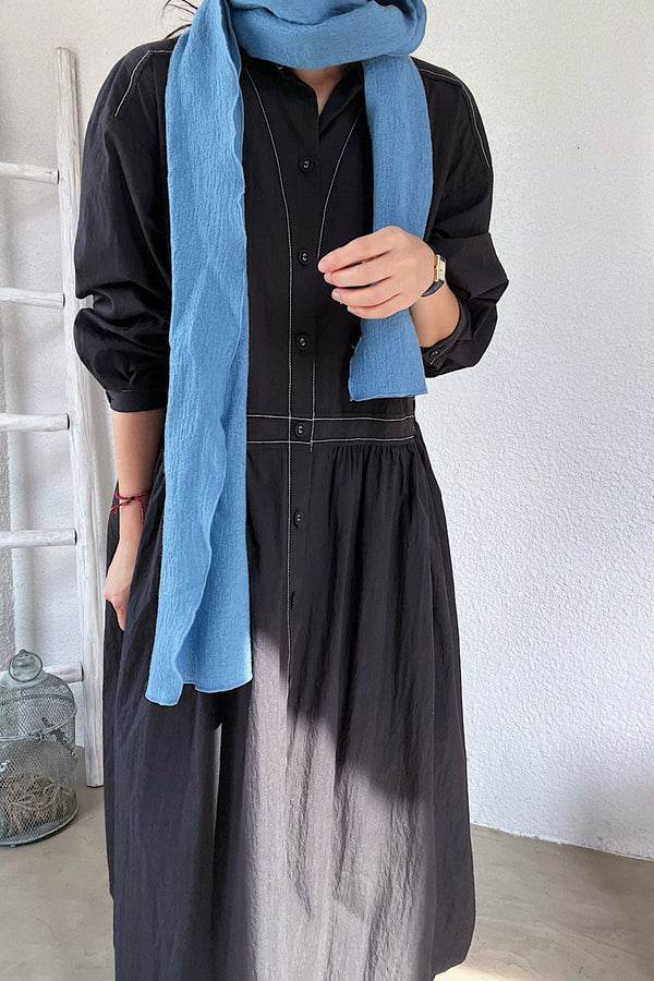 Soft Stitch Shirt Dress