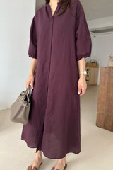 Linen Shirt Dress