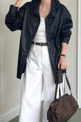 Eco Leather Shacket
