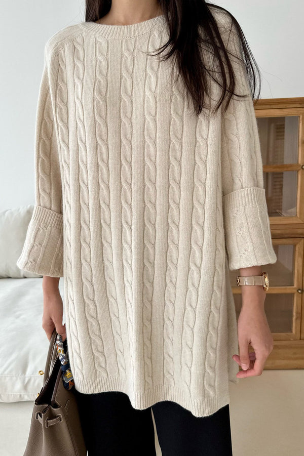 Fisher Long Slit Sweater