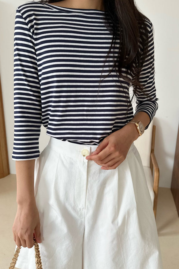 Stripe Lip Tee