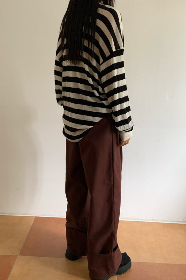 Wool Stripe Tee