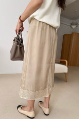 Silk Lace Skirt
