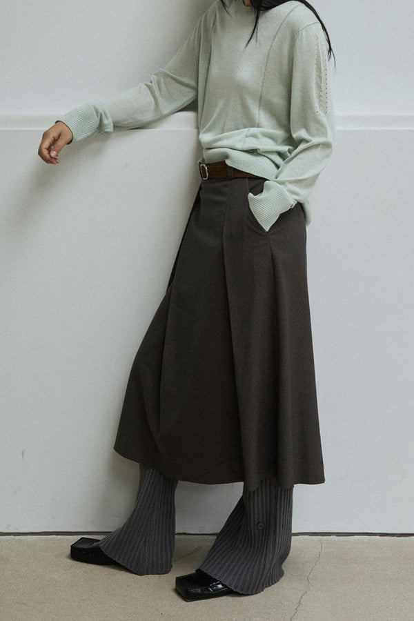 Soft Back Keyhole Knit