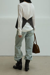 Apron Suede Top