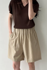 Peanut Pintuck Banding Short