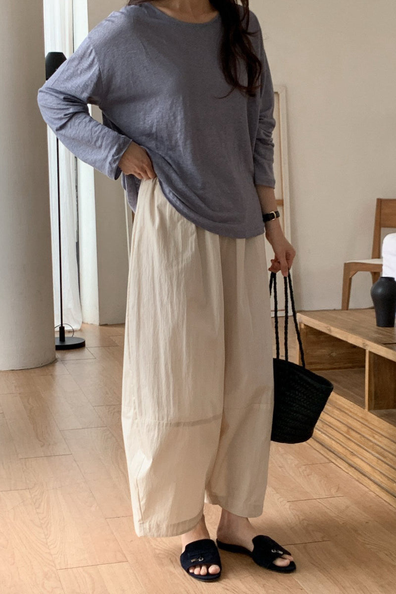 Luxe Linen Sheer Tee