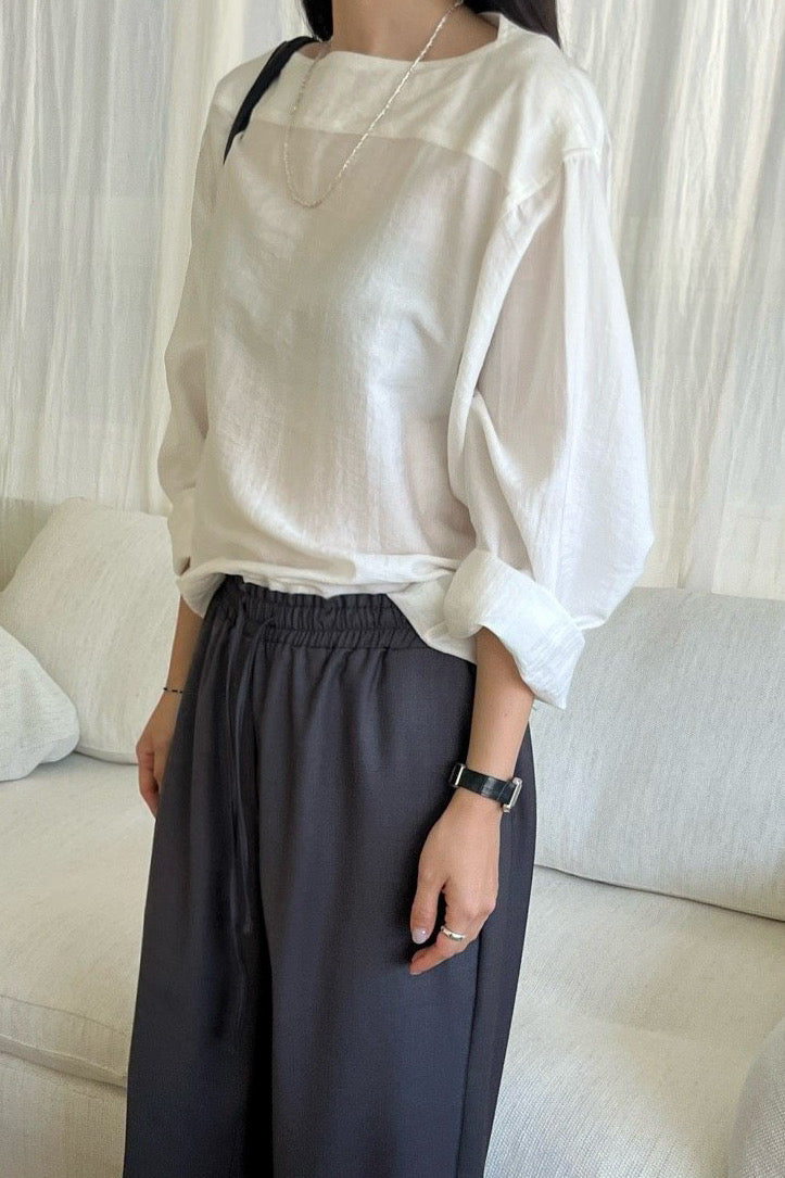 Classic Boatneck Blouse