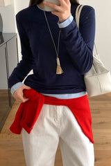 Tencel Stretch Layered Tee