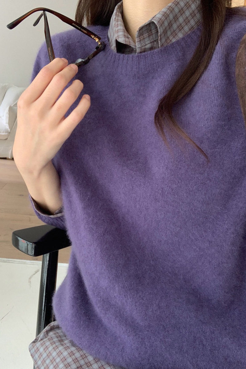 Hairy Wool-Cash Knit