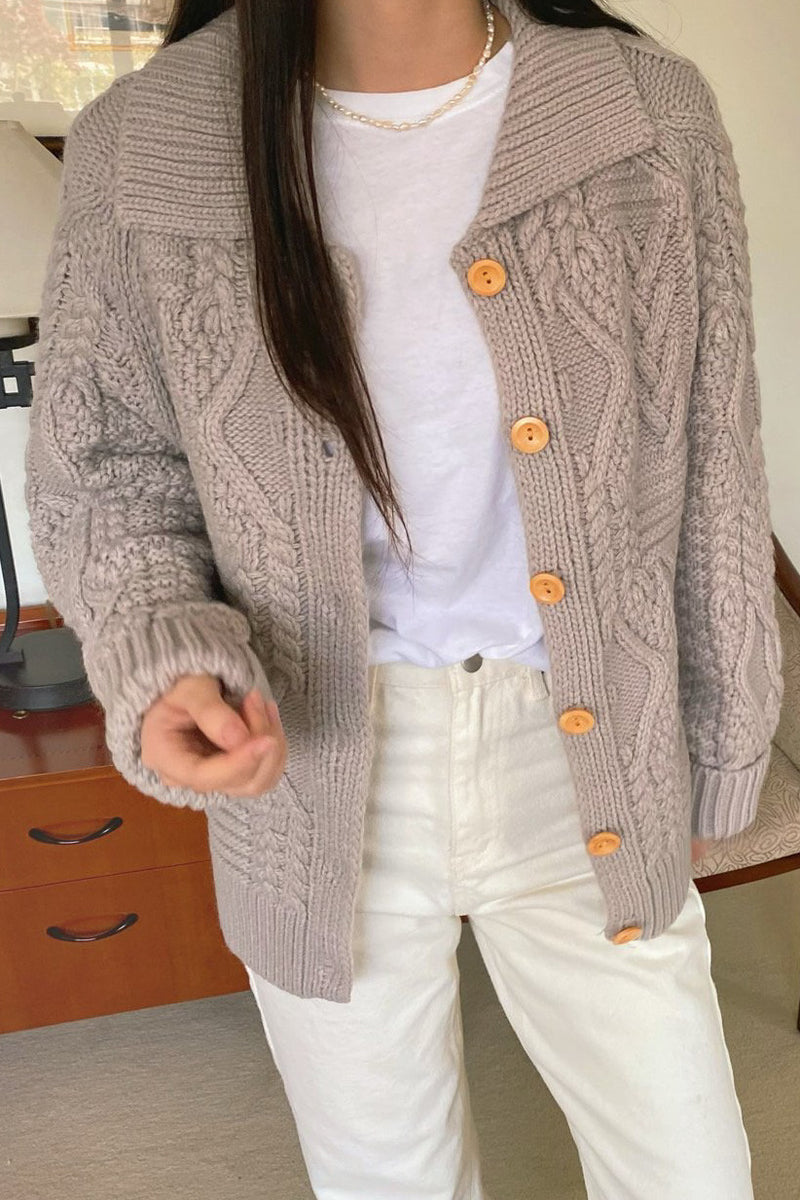 Ananise Cable Cardigan