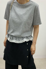 Frill Lace Stopper Tee