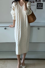 Cable Knit Dress