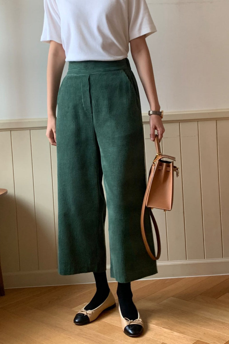 Winter Texture Wide Pants