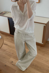 Collar Loose Knit