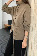 Alto High Neck Cardigan