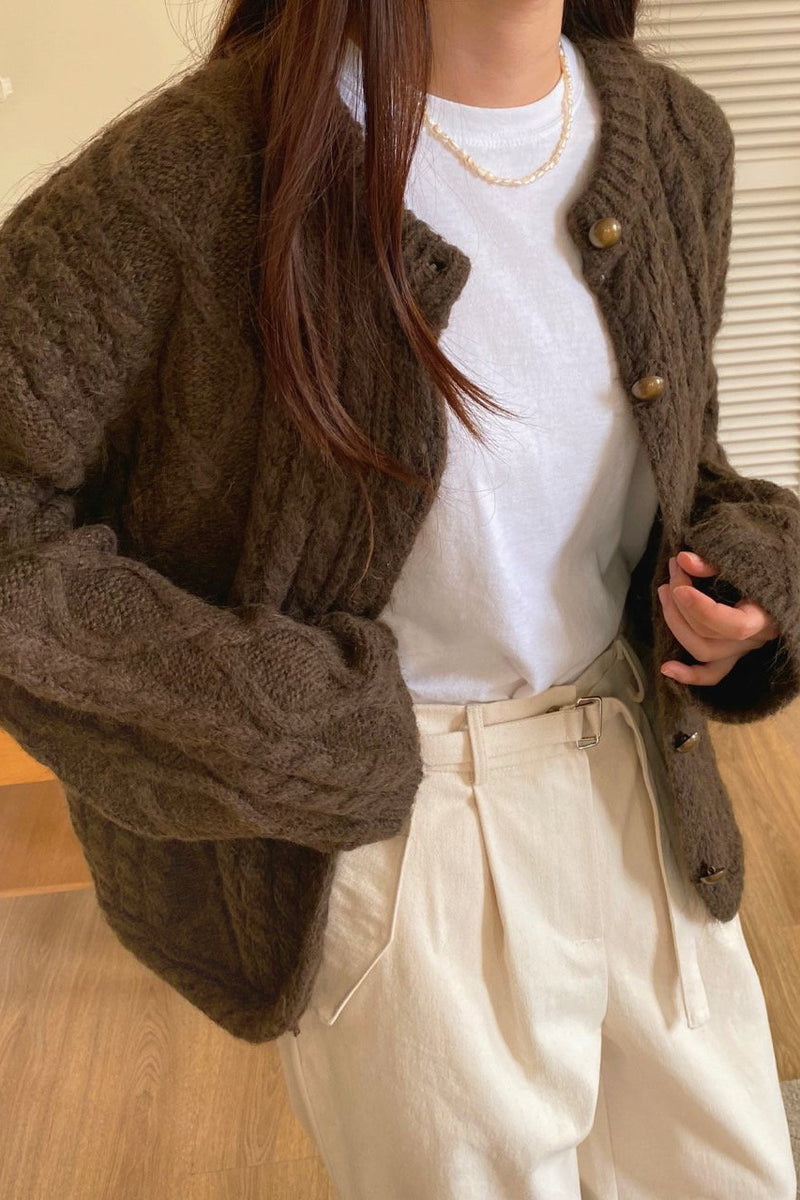 Fisher Cable Cardigan
