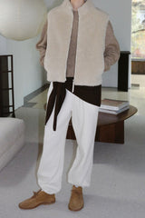 Wool Shearling Vest Jacket