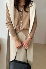Double Button Cardigan