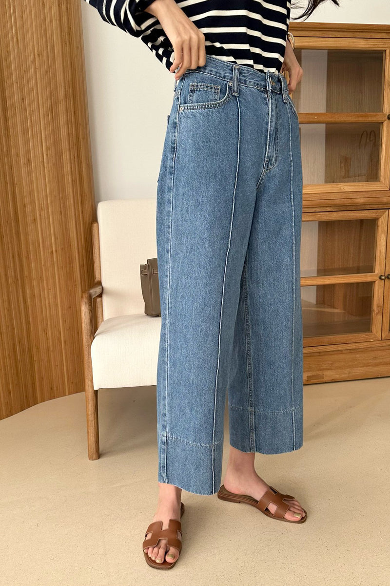 Stitch Denim Pants
