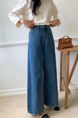Two Tone Wide Fit Jean