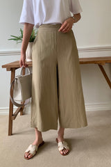 Tencel Wide Banded Pants