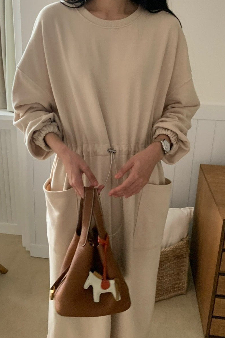 String Terry Dress