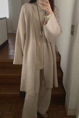 Overfit Cardigan Set