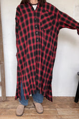 Vintage Maxi Check Shirt