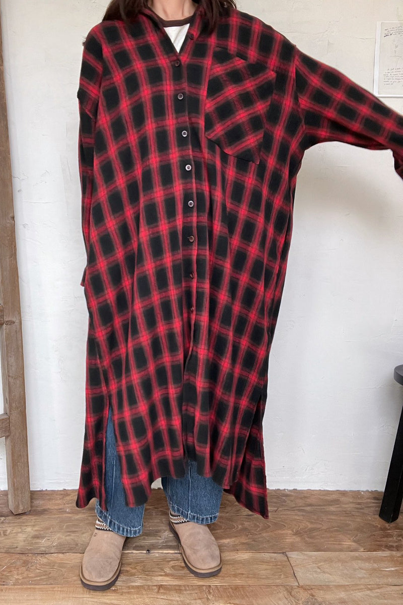 Vintage Maxi Check Shirt