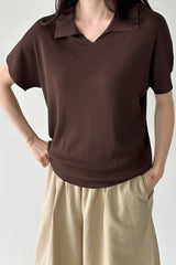 Viscose Collar Knit
