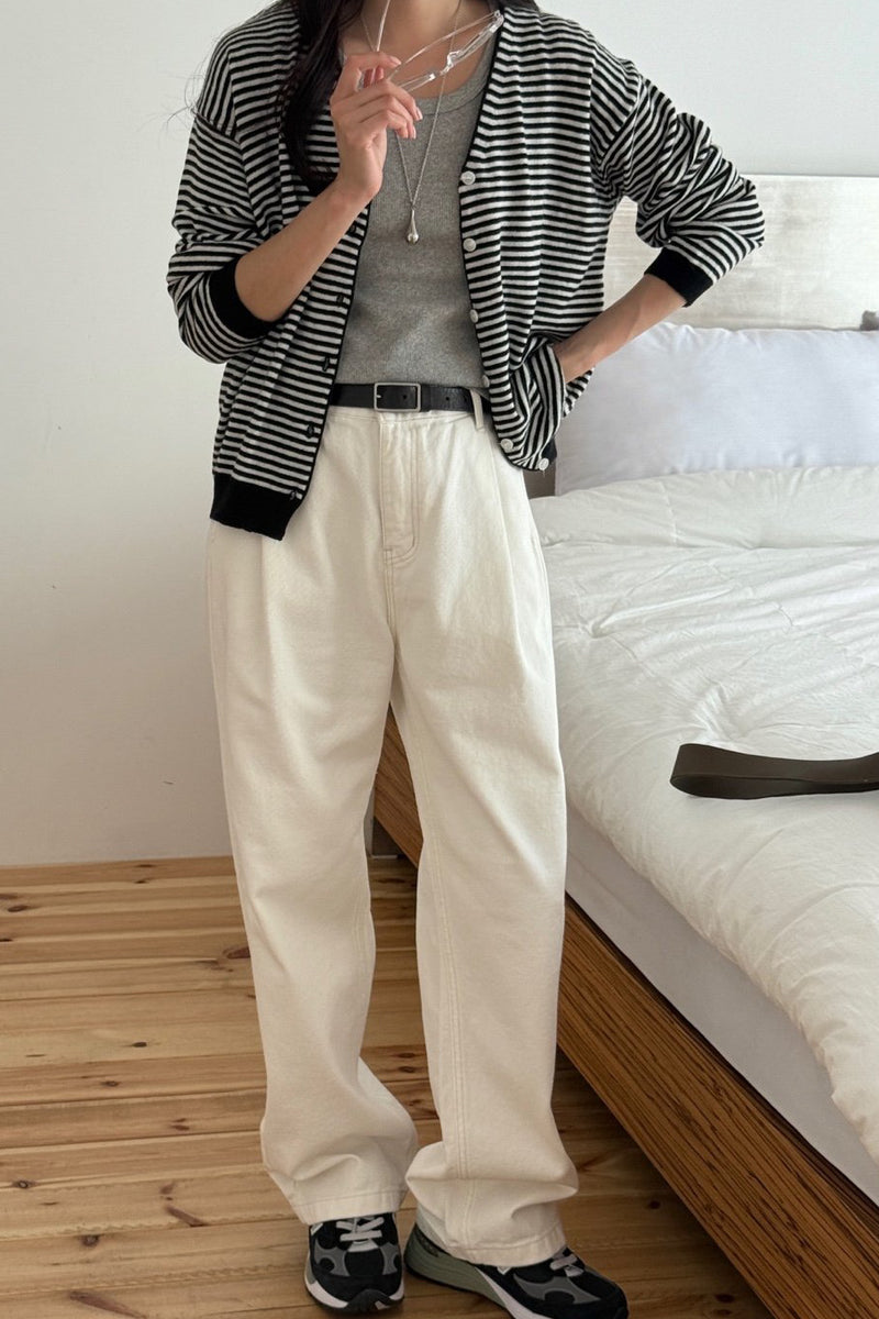 Classic Stripe Cardigan