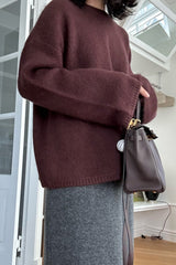 Flare Sleeve Wool Sweater