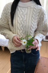 Classic Chunky Cable Sweater