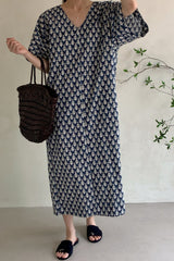Leafy Yarn Dye Dress